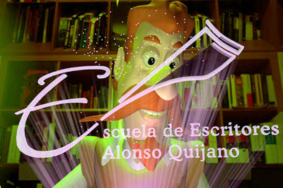 Botón para visitar Escuela de Escritores Alonso Quijano