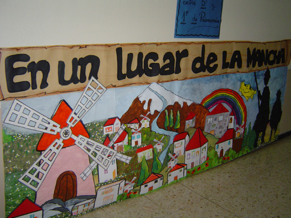 Me gustara colaborar en vuestra exposicin sobre El Quijote y os envo un mural cofeccionado por alumnos del COLEGIO JESS MAESTRO (DISCPULAS) de FERROL, en Galicia.  